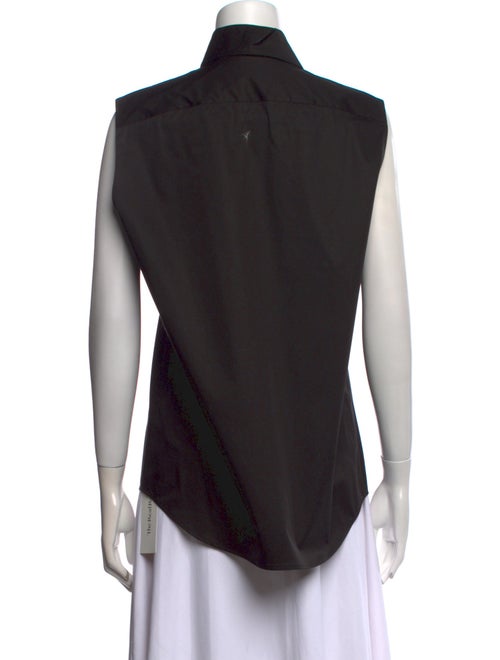 The Row Sleeveless Button-Up Top
