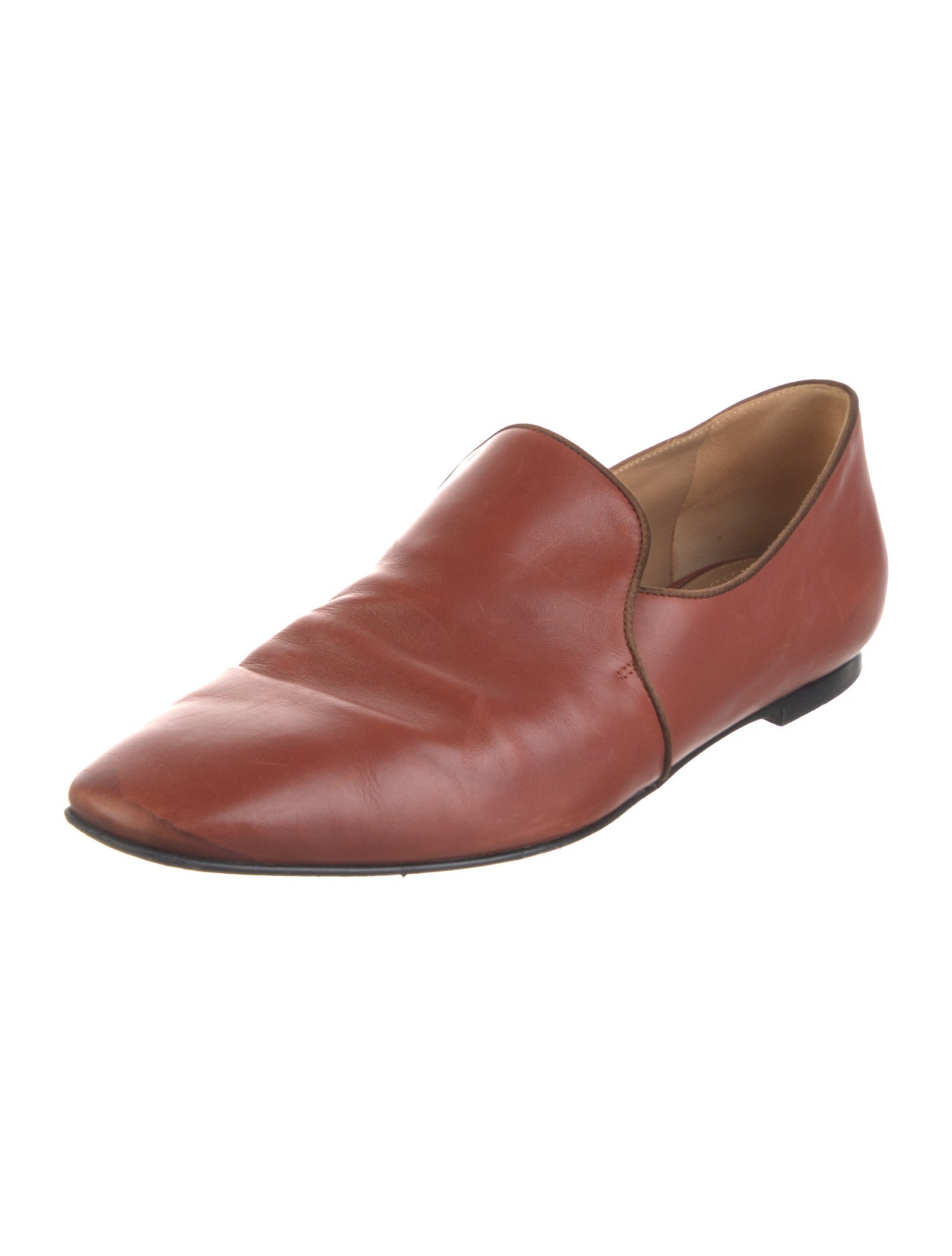 The Row Alys Leather Loafers