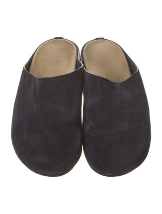 The Row Hugo Mule Suede Slides