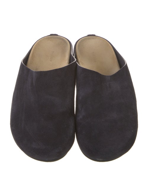 The Row Hugo Mule Suede Slides
