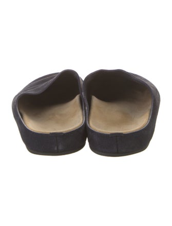 The Row Hugo Mule Suede Slides