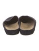 The Row Hugo Mule Suede Slides