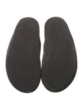 The Row Hugo Mule Suede Slides