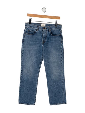 The Row Mid-Rise Straight Leg Jeans