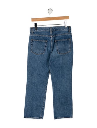 The Row Mid-Rise Straight Leg Jeans
