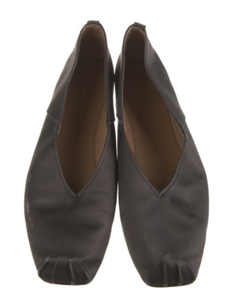 The Row Satin Flats