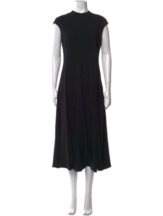 The Row Mock Neck Long Dress