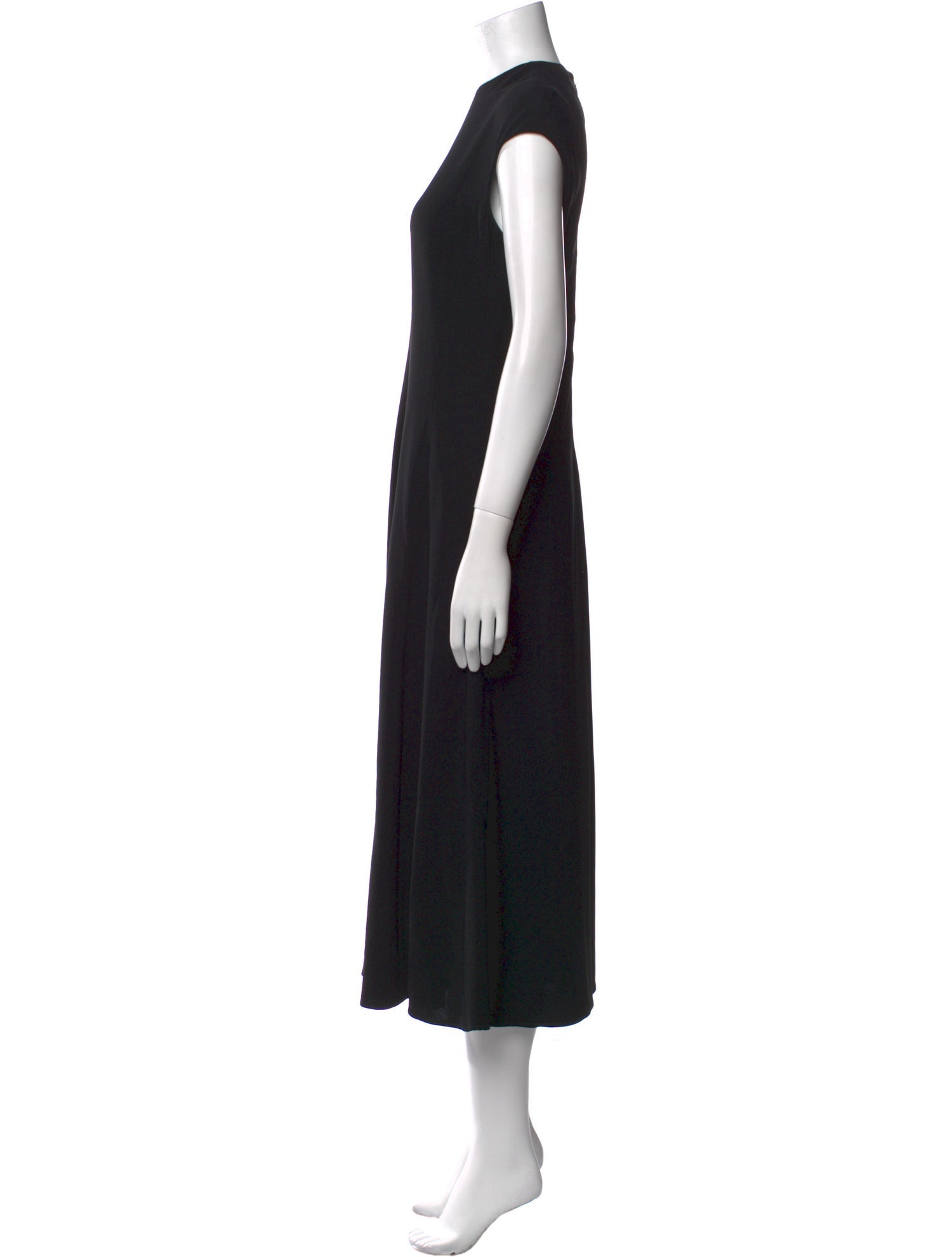 The Row Mock Neck Long Dress