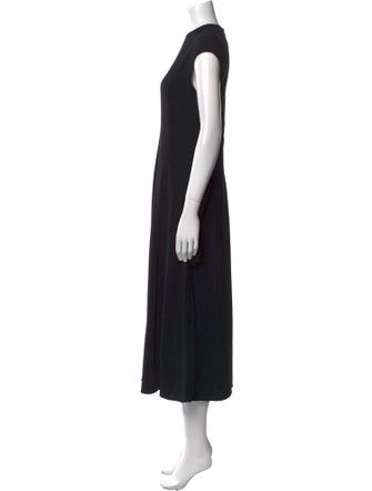The Row Mock Neck Long Dress