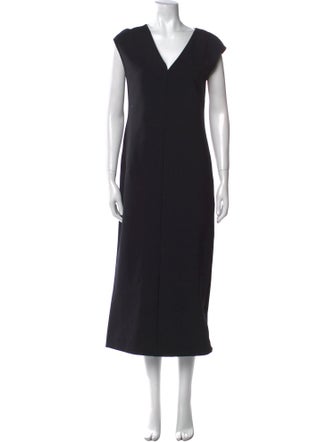The Row V-Neck Long Dress