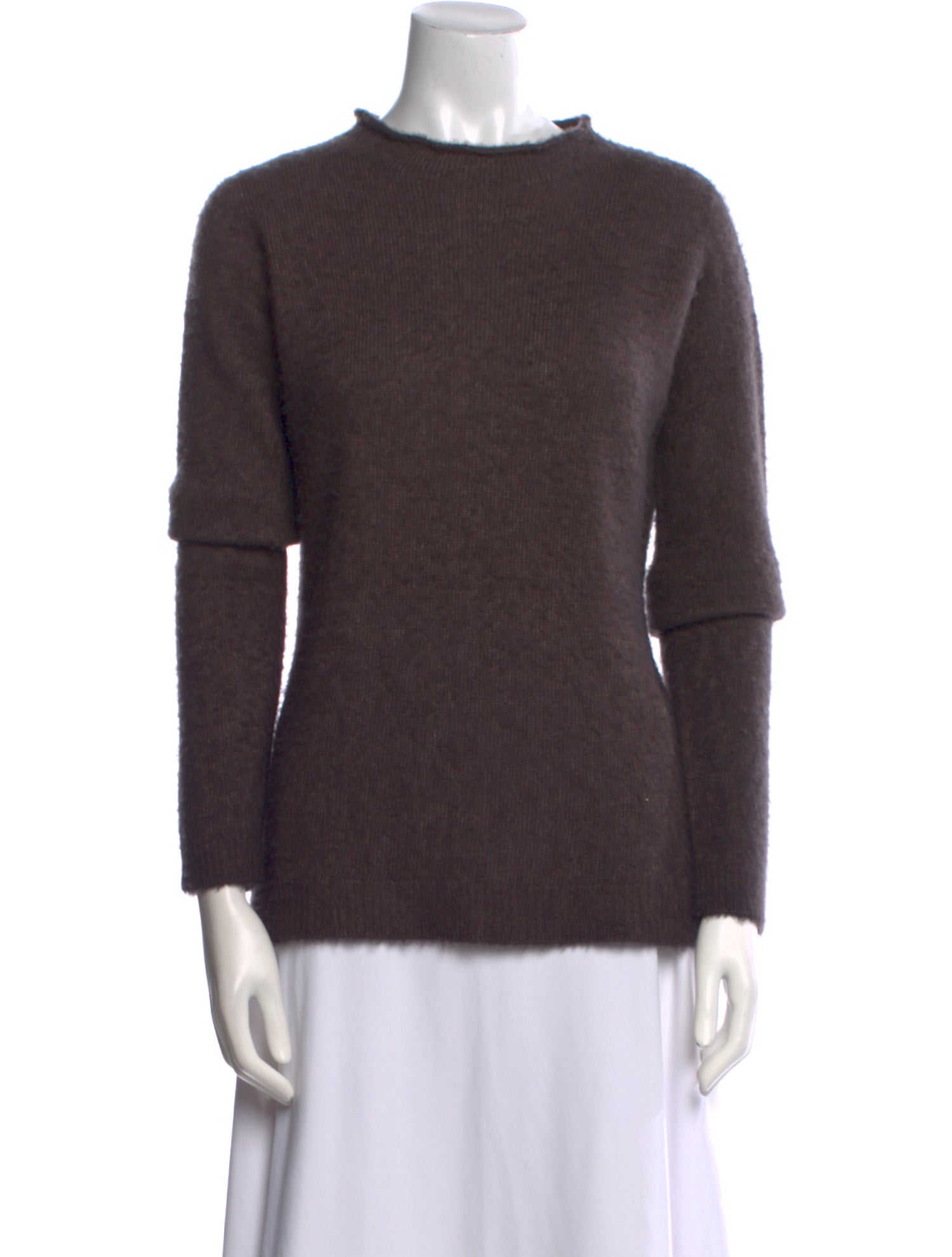 The Row Cashmere Mock Neck Sweater