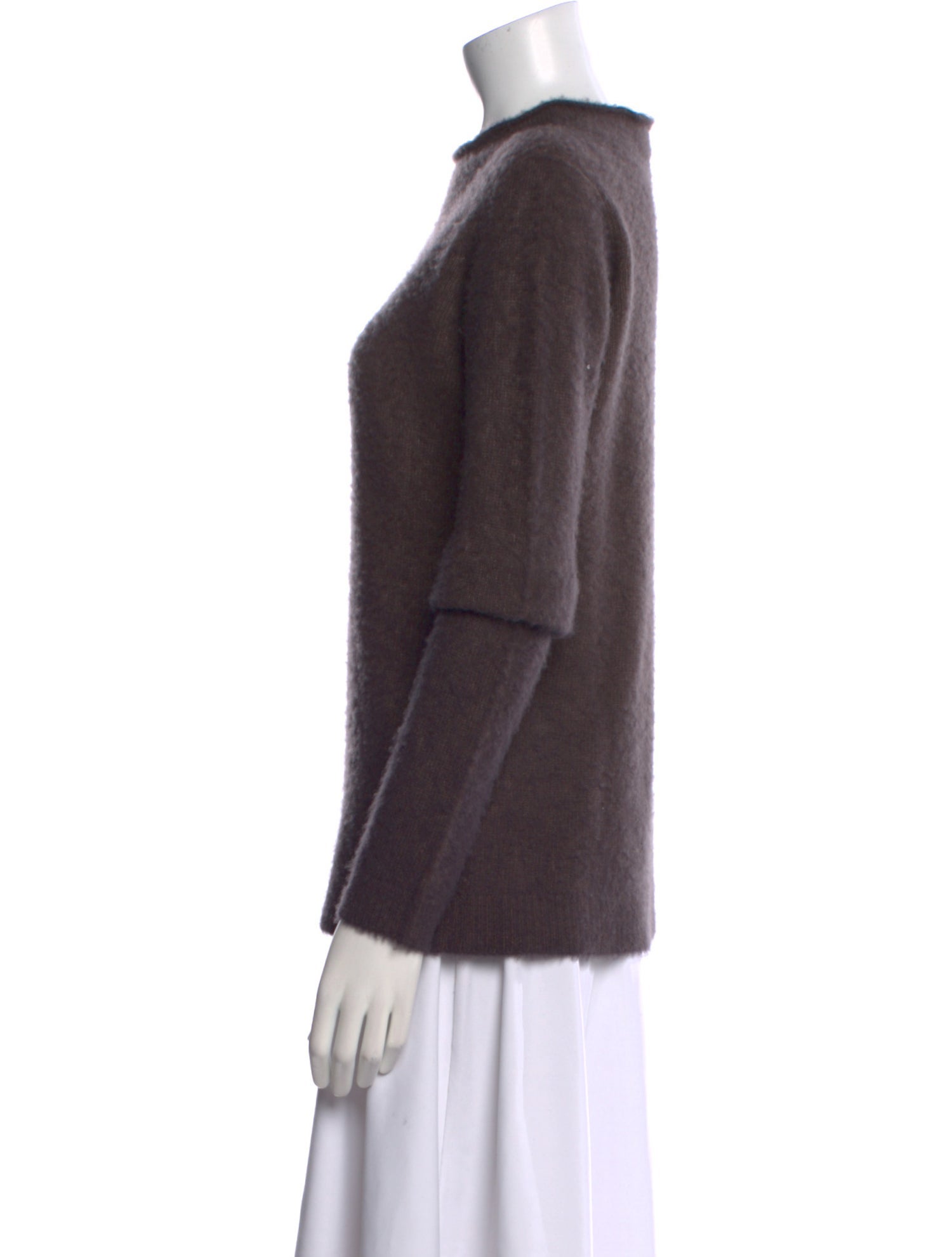The Row Cashmere Mock Neck Sweater