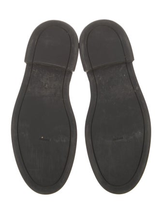 The Row Zipped 1 Leather Combat Boots