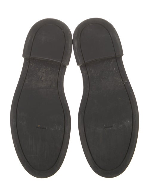 The Row Zipped 1 Leather Combat Boots