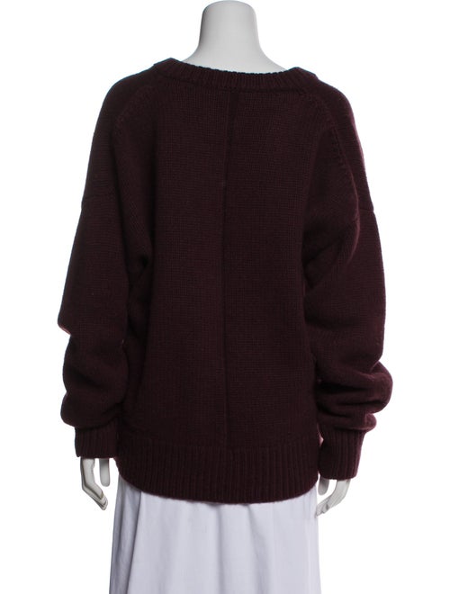 The Row Merino Wool V-Neck Sweater