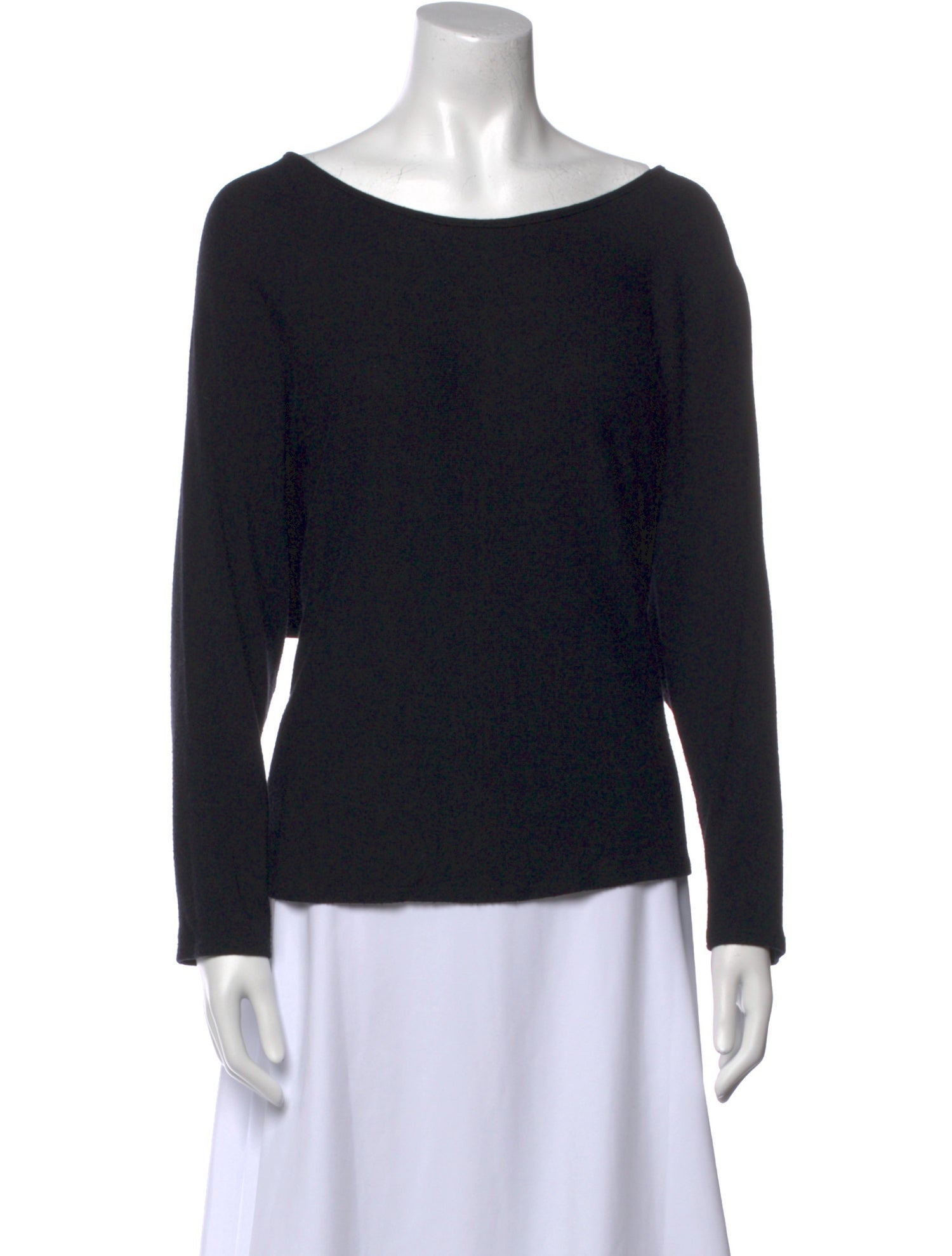 The Row Scoop Neck Long Sleeve Top