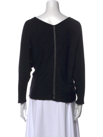 The Row Scoop Neck Long Sleeve Top