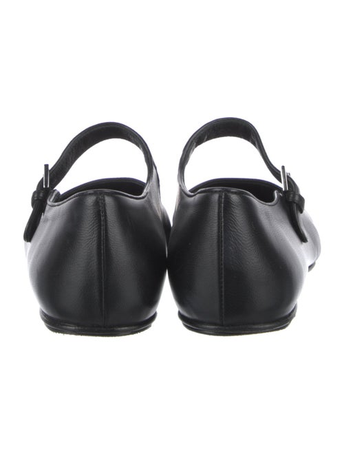 The Row Ava Leather Mary Jane Flats