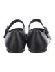 The Row Ava Leather Mary Jane Flats