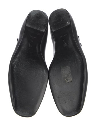 The Row Ava Leather Mary Jane Flats