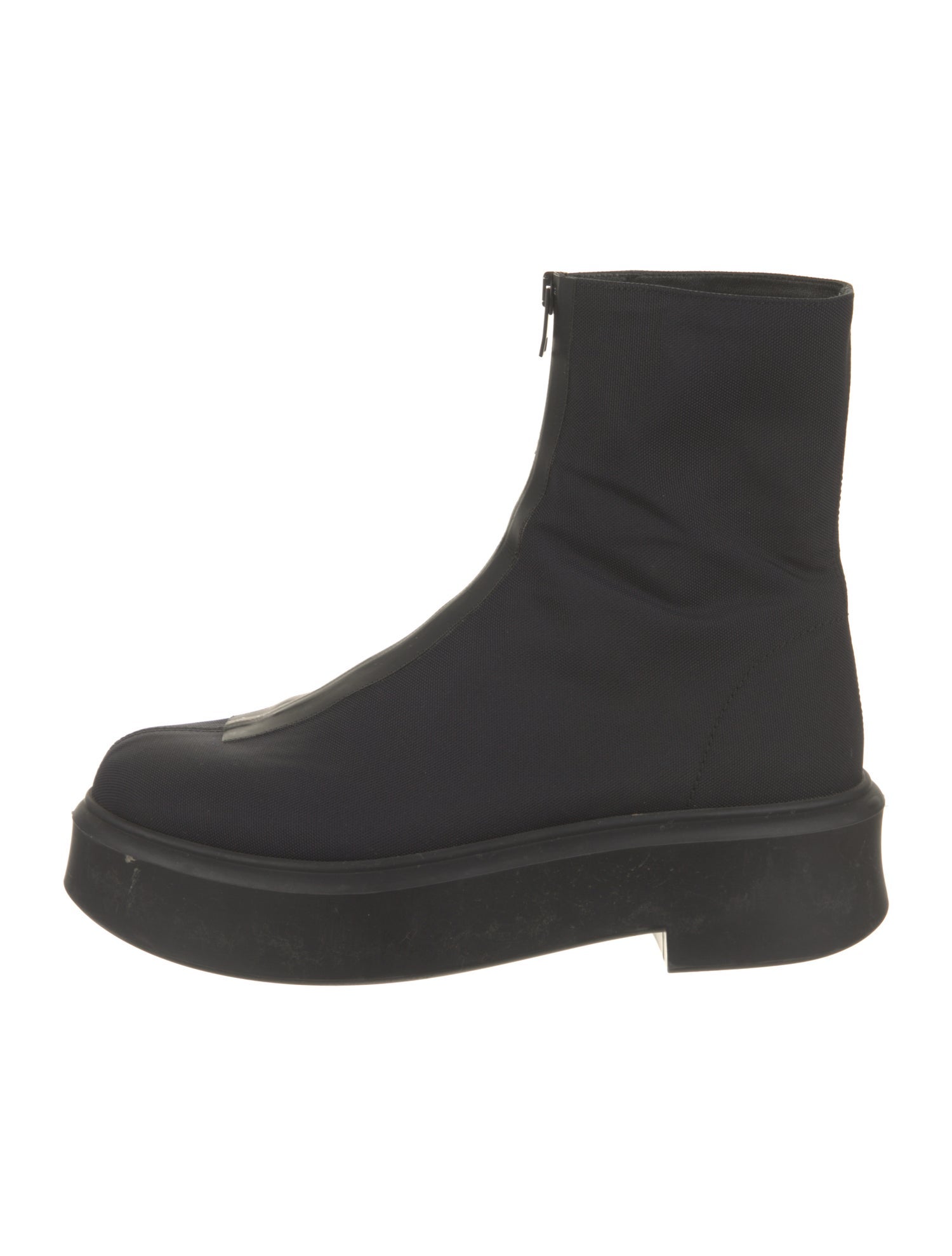 The Row Zipped 1 Nylon Chelsea Boots