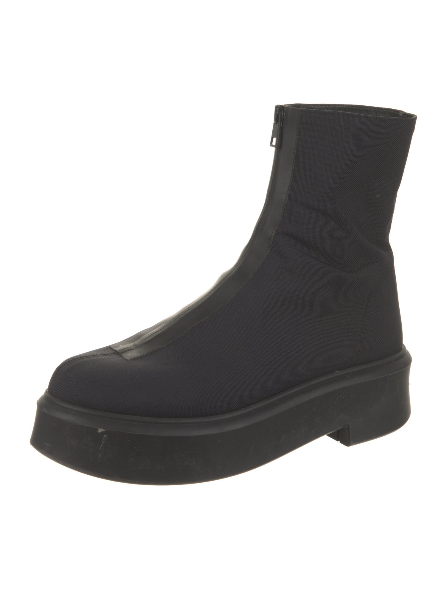The Row Zipped 1 Nylon Chelsea Boots