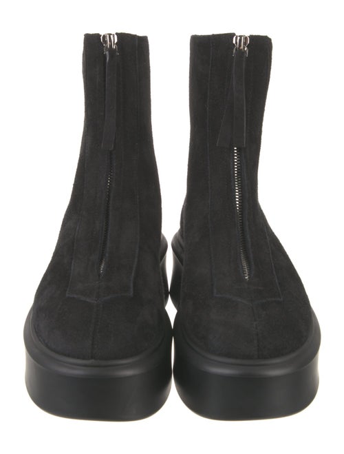 The Row Suede Combat Boots