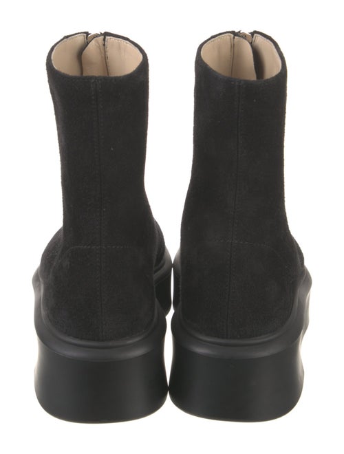 The Row Suede Combat Boots