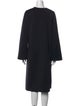 The Row Crew Neck Midi Length Dress