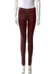 The Row Leather Skinny Leg Pants
