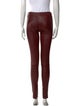 The Row Leather Skinny Leg Pants