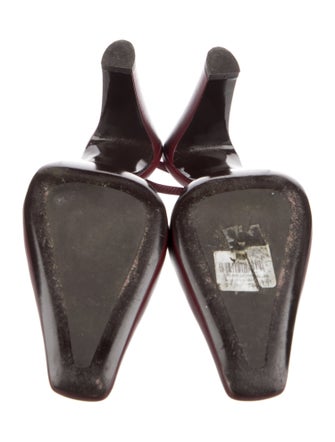 The Row Leather Slingback Pumps