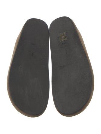 The Row Hudson Suede Mules