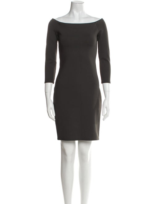 The Row Bateau Neckline Mini Dress