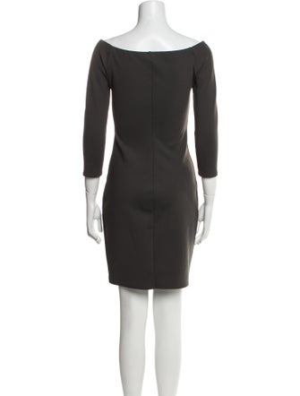 The Row Bateau Neckline Mini Dress