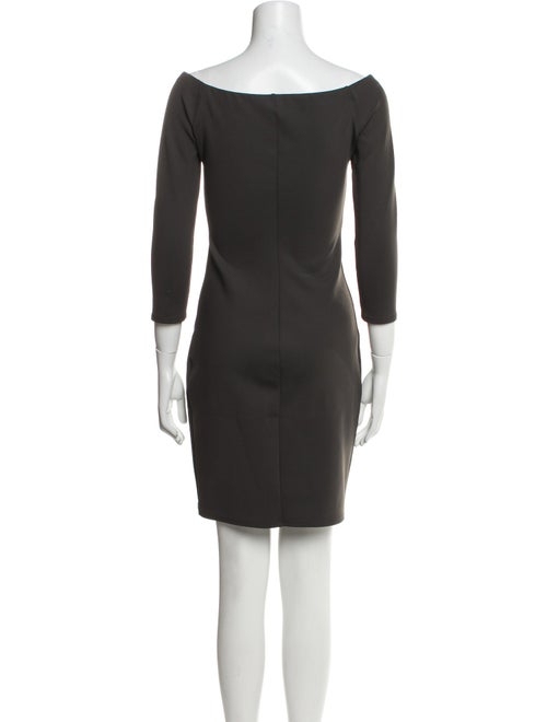 The Row Bateau Neckline Mini Dress