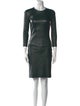 The Row Leather Knee-Length Dress