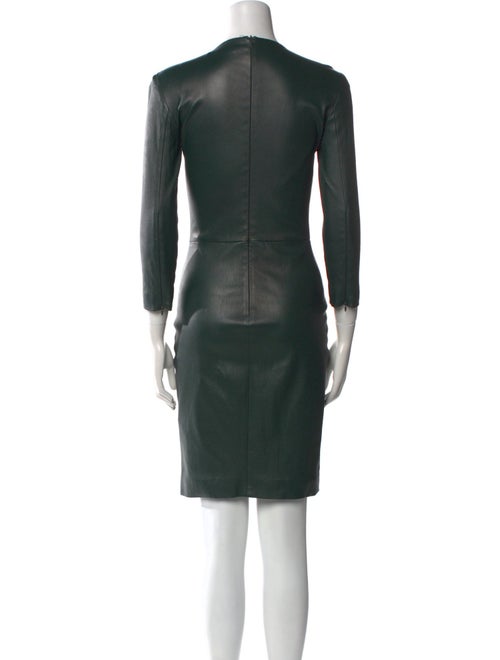 The Row Leather Knee-Length Dress