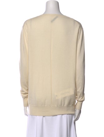 The Row Cashmere V-Neck Sweater