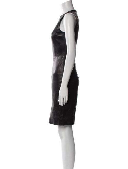 The Row Leather Knee-Length Dress