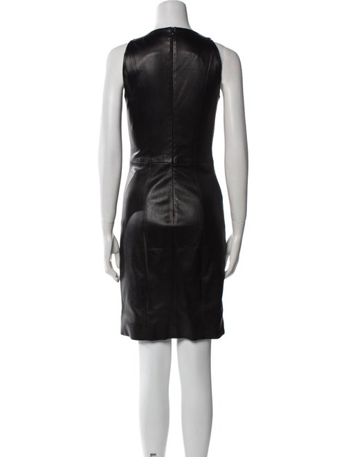 The Row Leather Knee-Length Dress
