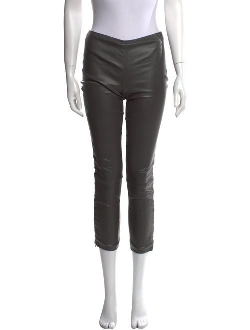 The Row Leather Skinny Leg Pants