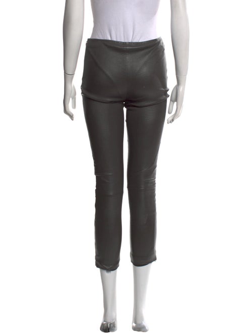 The Row Leather Skinny Leg Pants