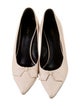 The Row Leather Bow Accents Pumps