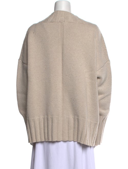 The Row Merino Wool Mock Neck Sweater