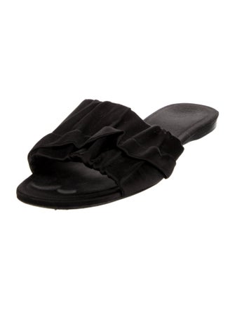 The Row Ellen Satin Slides
