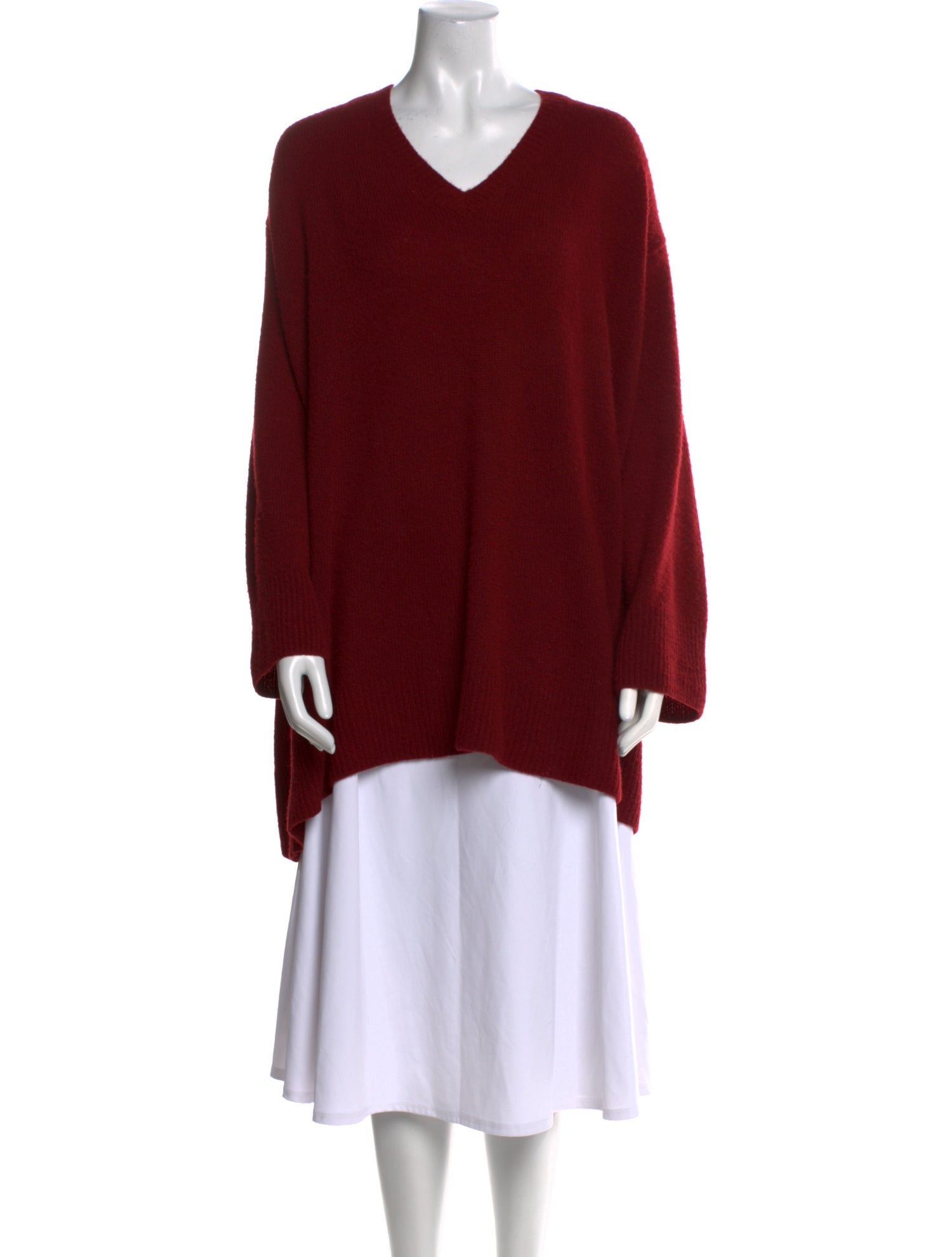 The Row Cashmere V-Neck Sweater
