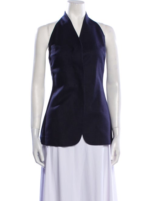 The Row Silk Halterneck Top