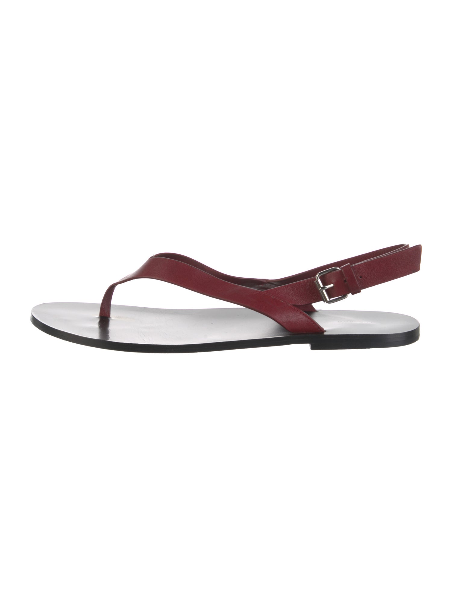 The Row Hiking T-Bar Leather Slingback Sandals