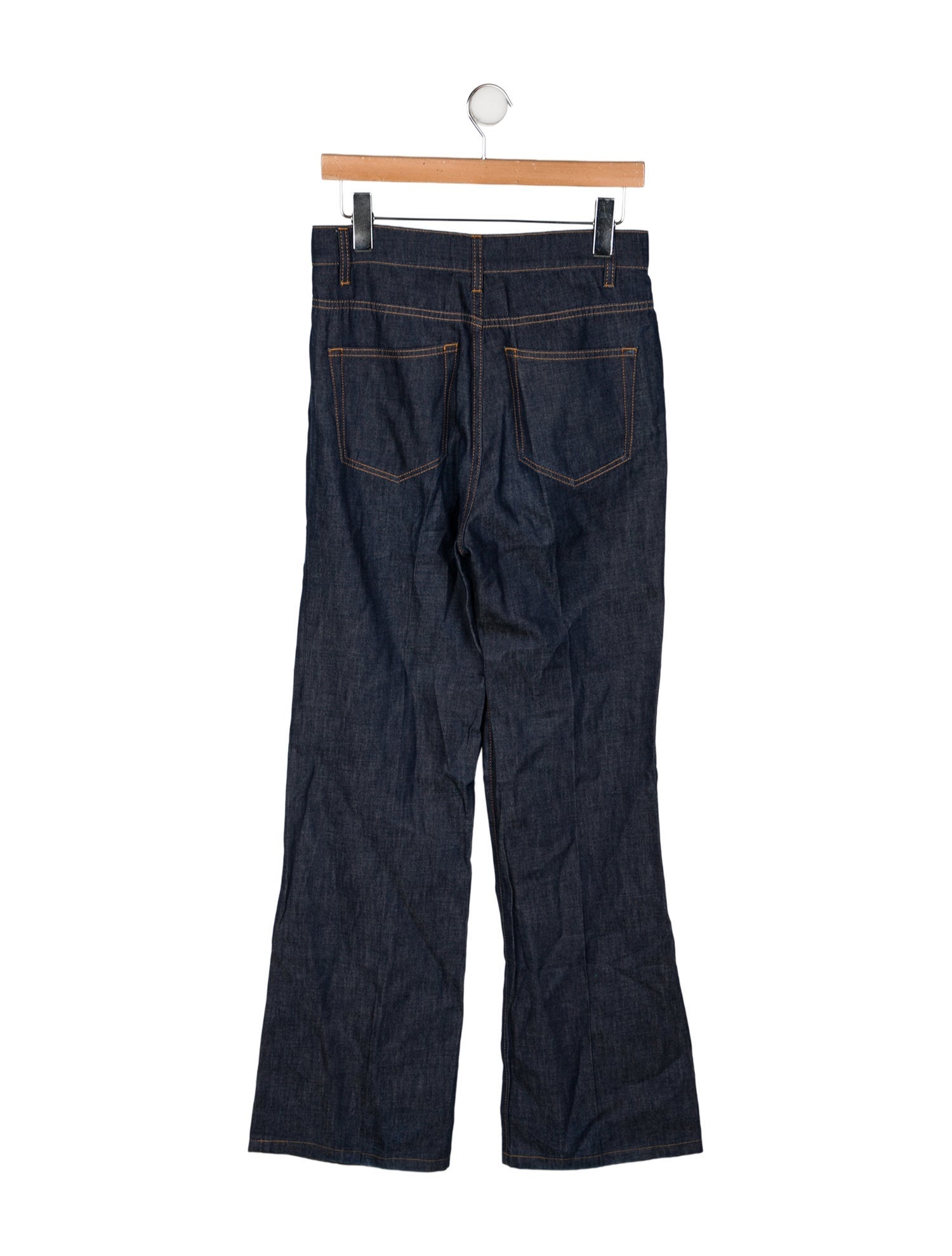 The Row High-Rise Wide Leg Jeans